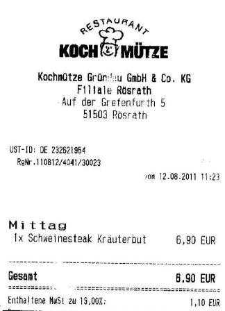 kcce Höffner Kochmütze Restaurant